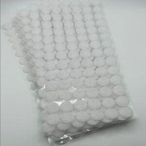 White Adhesive Velcro Dots